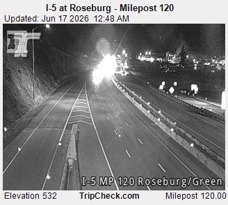RoadCam - I-5 at Roseburg MP 120